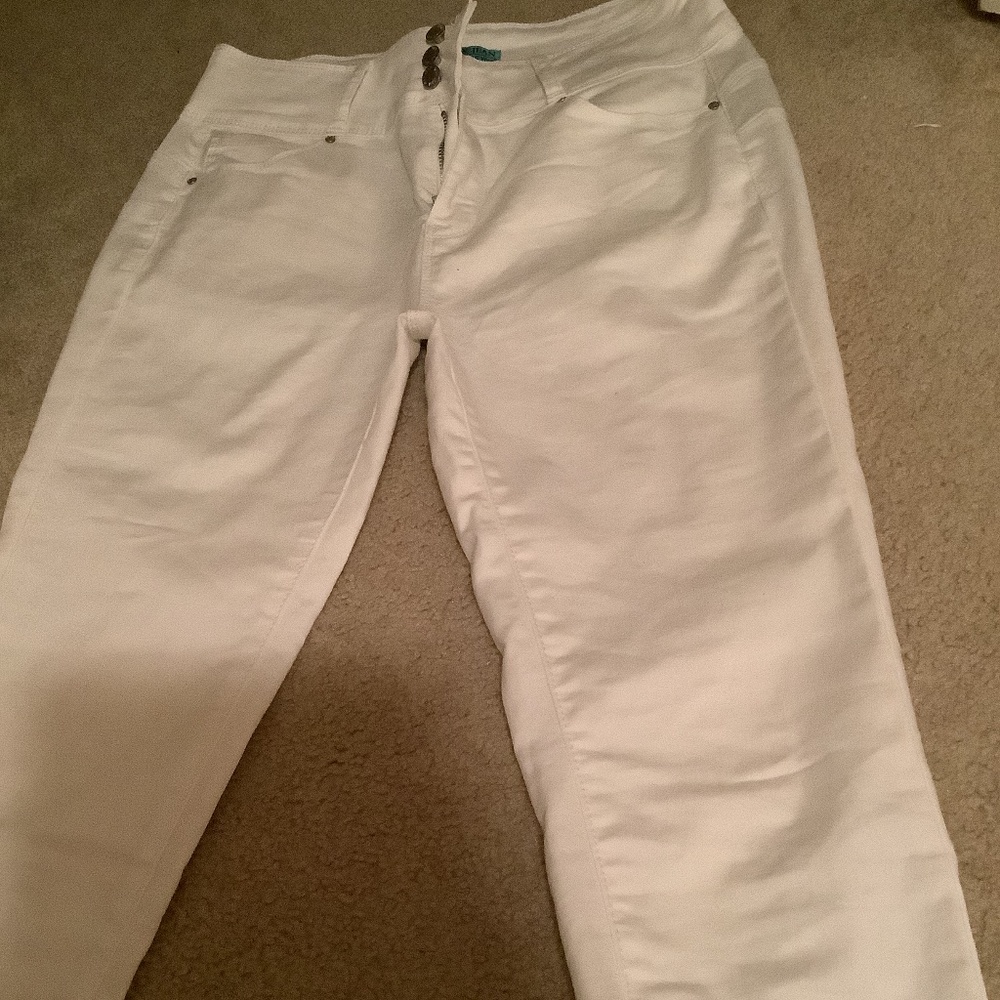 White jeans